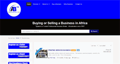 Desktop Screenshot of africabrokers.com