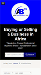 Mobile Screenshot of africabrokers.com